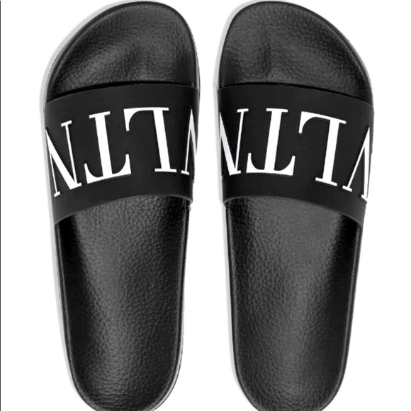 VALENTINO GARAVANI VLTN Logo-Embossed Slide UNISEX - Picture 15 of 15